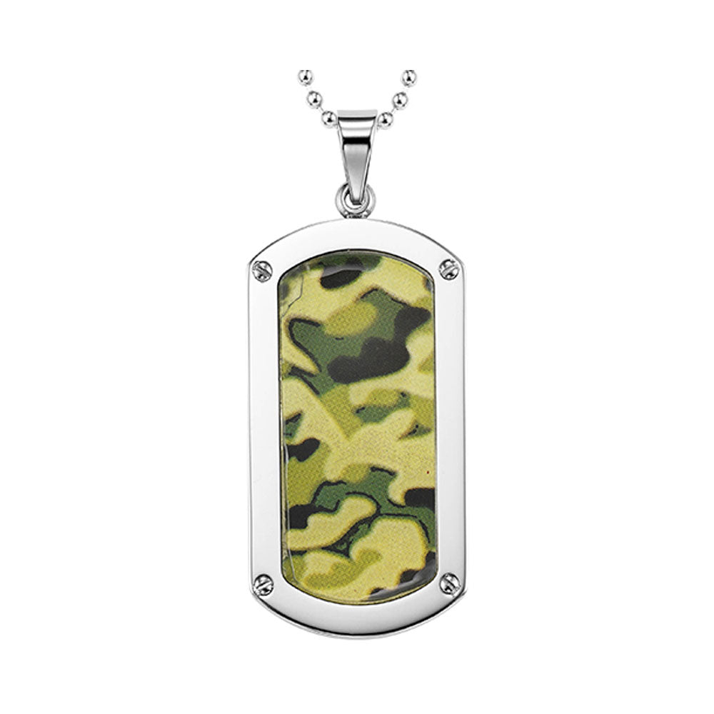 Steel White Pendant