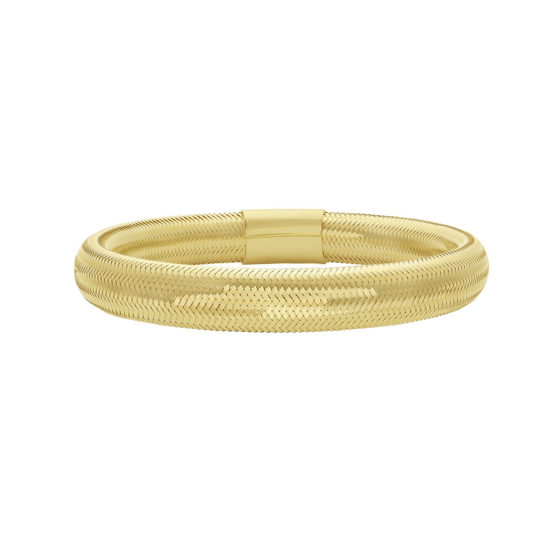 14K Large Stretch Mesh Bracelet