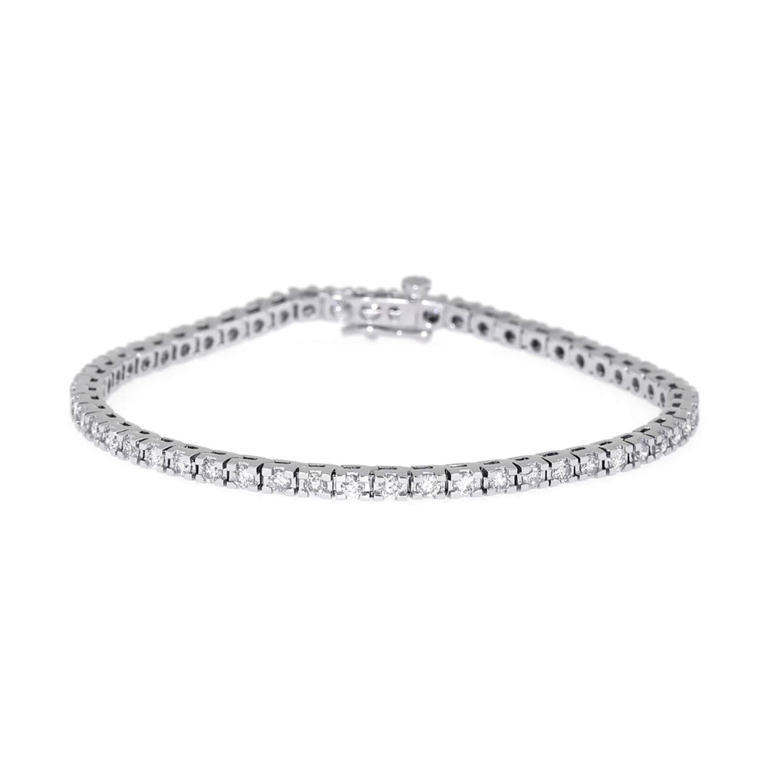 14Kt White Gold Diamond 2 1/10Ctw Bracelet