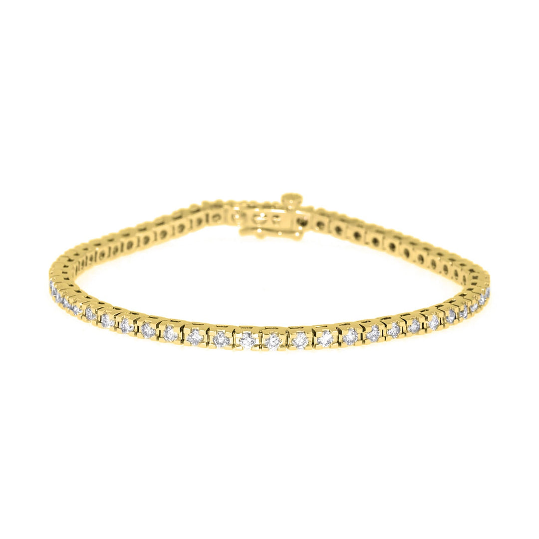 14Kt Yellow Gold Diamond 4Ctw Bracelet