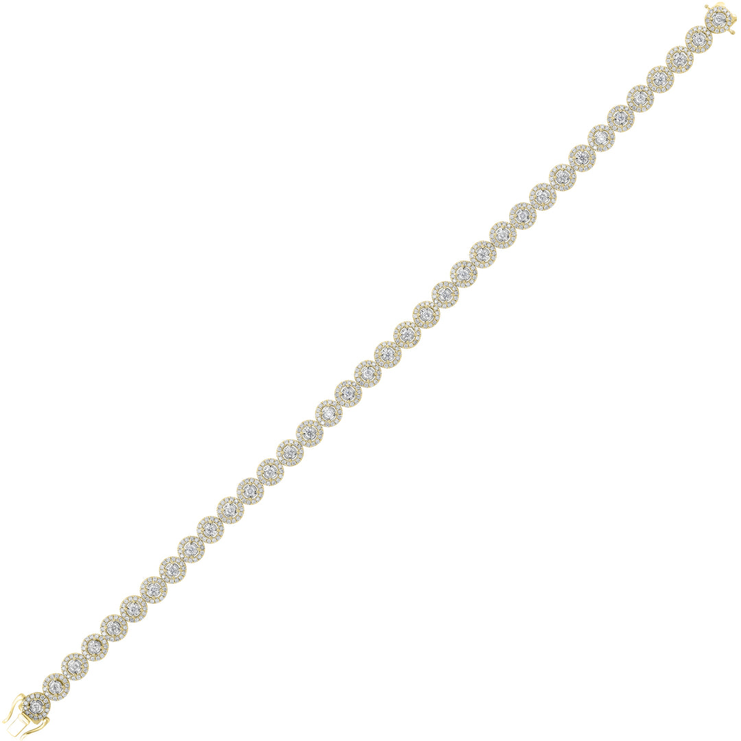 14Kt Yellow Gold Diamond 2Ctw Bracelet