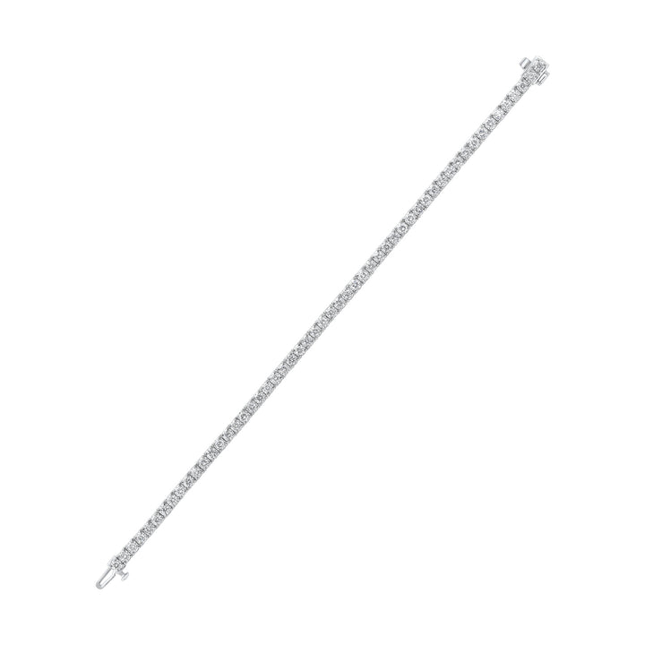 14Kt White Gold Diamond 3Ctw Bracelet