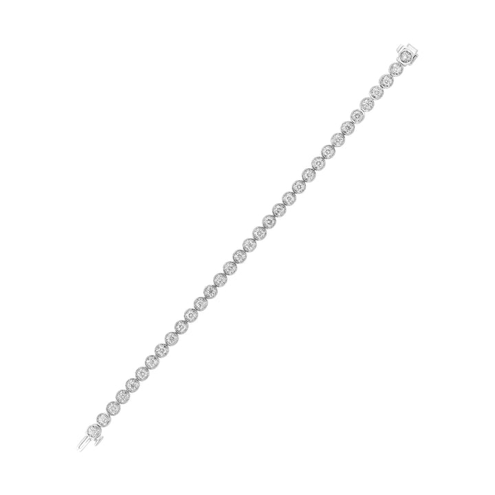 14Kt White Gold Diamond 2Ctw Bracelet