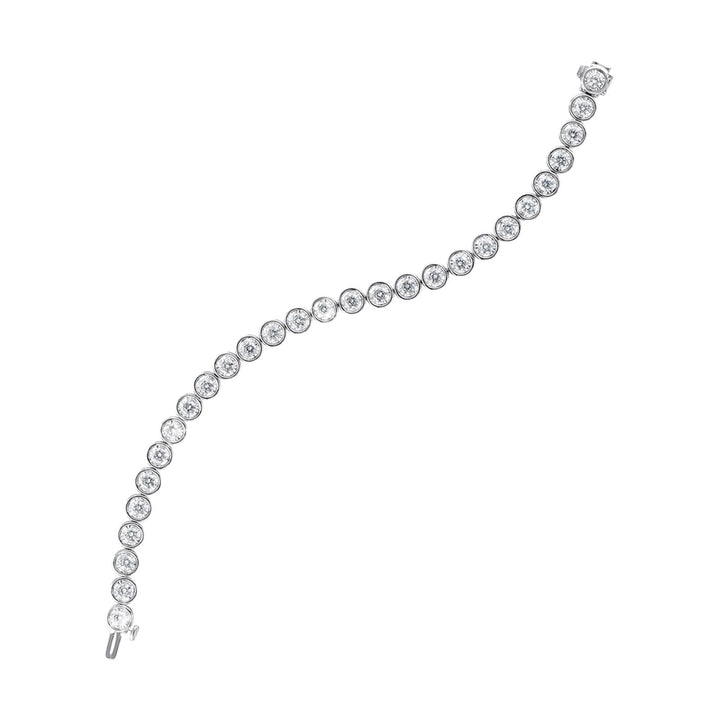 14Kt White Gold Diamond 3Ctw Bracelet