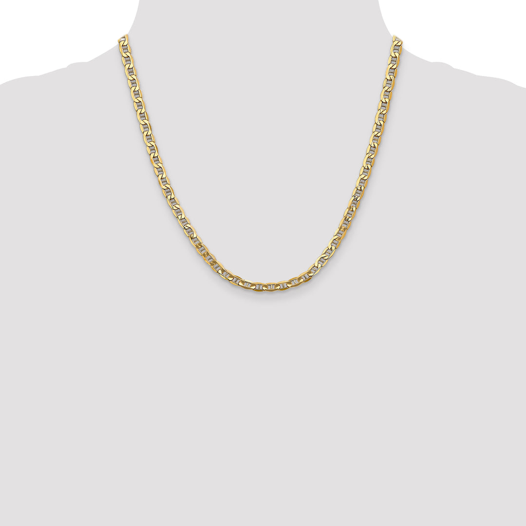 14k 4.75mm Semi-Solid Anchor Chain