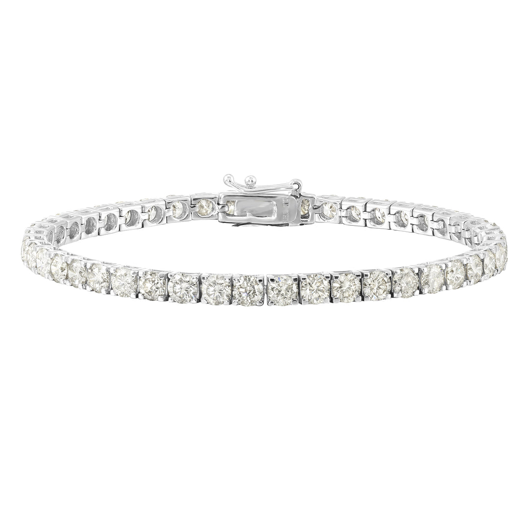 14Kt White Gold Diamond 10Ctw Bracelet