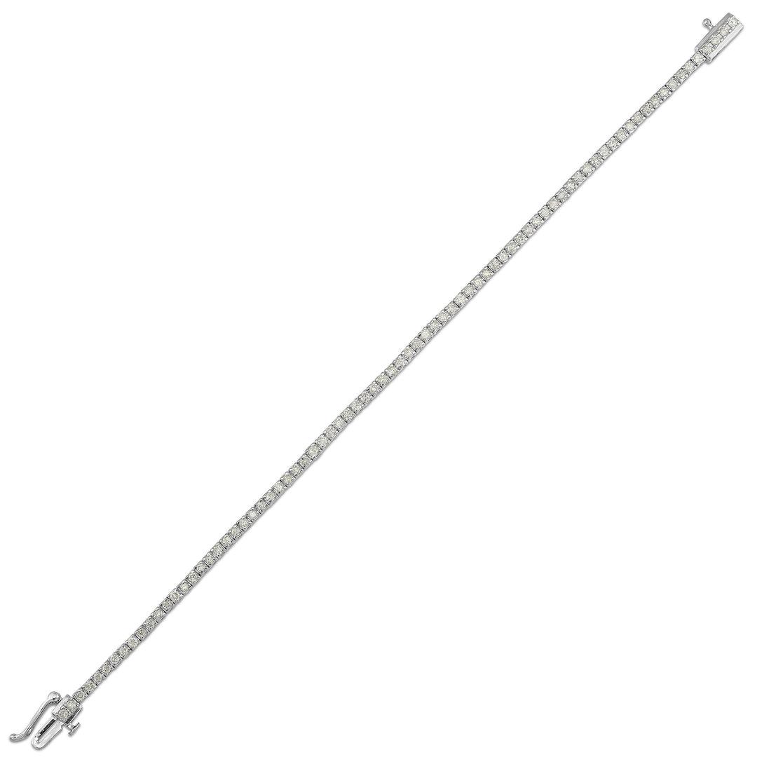 14Kt White Gold Diamond 2Ctw Bracelet