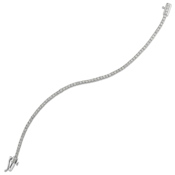 14Kt White Gold Diamond 2Ctw Bracelet
