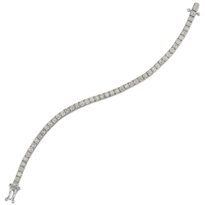 14Kt White Gold Diamond 7Ctw Bracelet