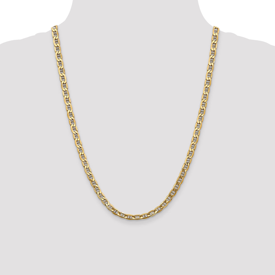 14k 5.5mm Semi-Solid Anchor Chain
