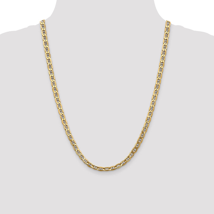 14k 5.5mm Semi-Solid Anchor Chain