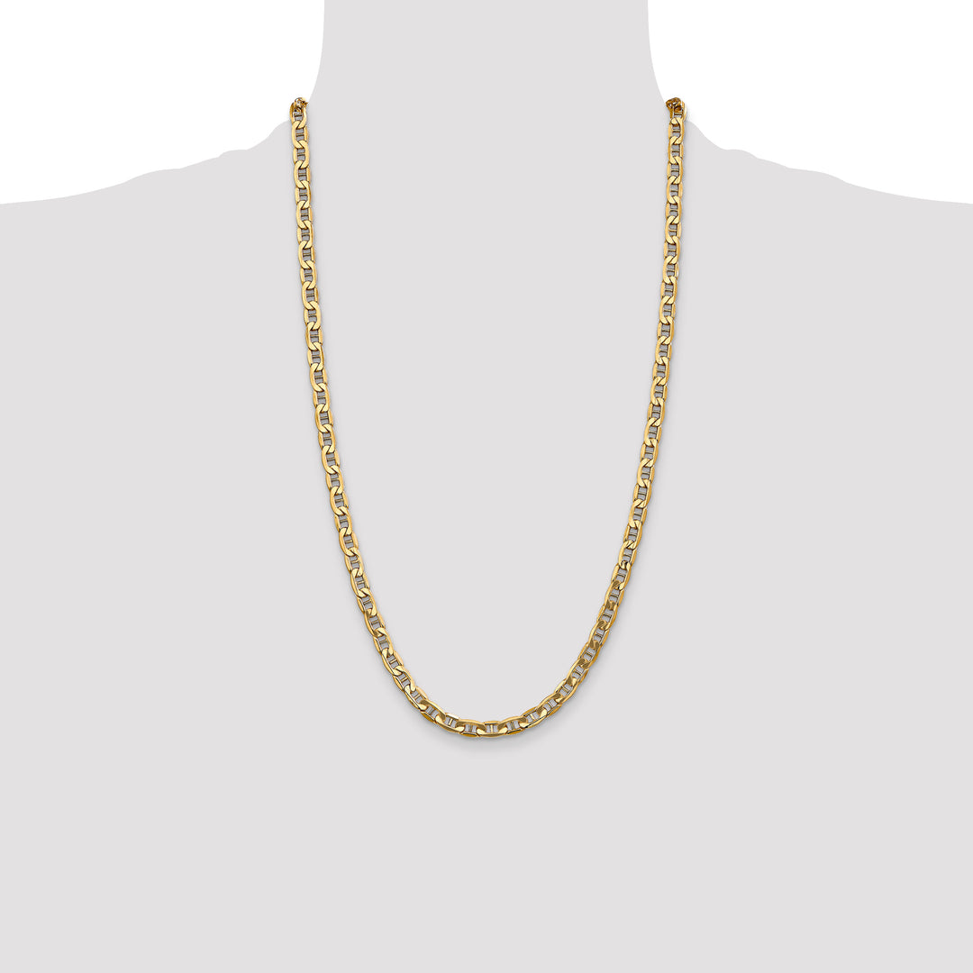 14k 5.5mm Semi-Solid Anchor Chain