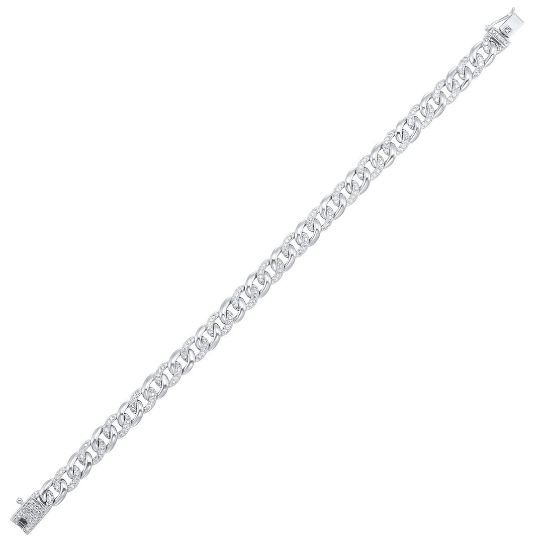 Diamond tennis bracelet in 14KW, 1 1/2CTW-pure, fluid brilliance made to sell