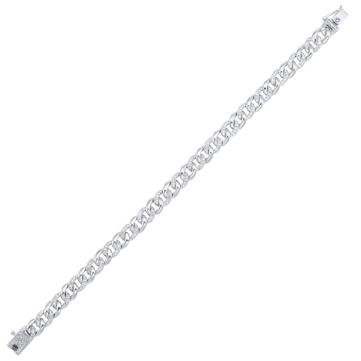 Diamond tennis bracelet in 14KW, 1 1/2CTW-pure, fluid brilliance made to sell