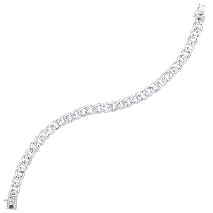 Diamond tennis bracelet in 14KW, 1 1/2CTW-pure, fluid brilliance made to sell