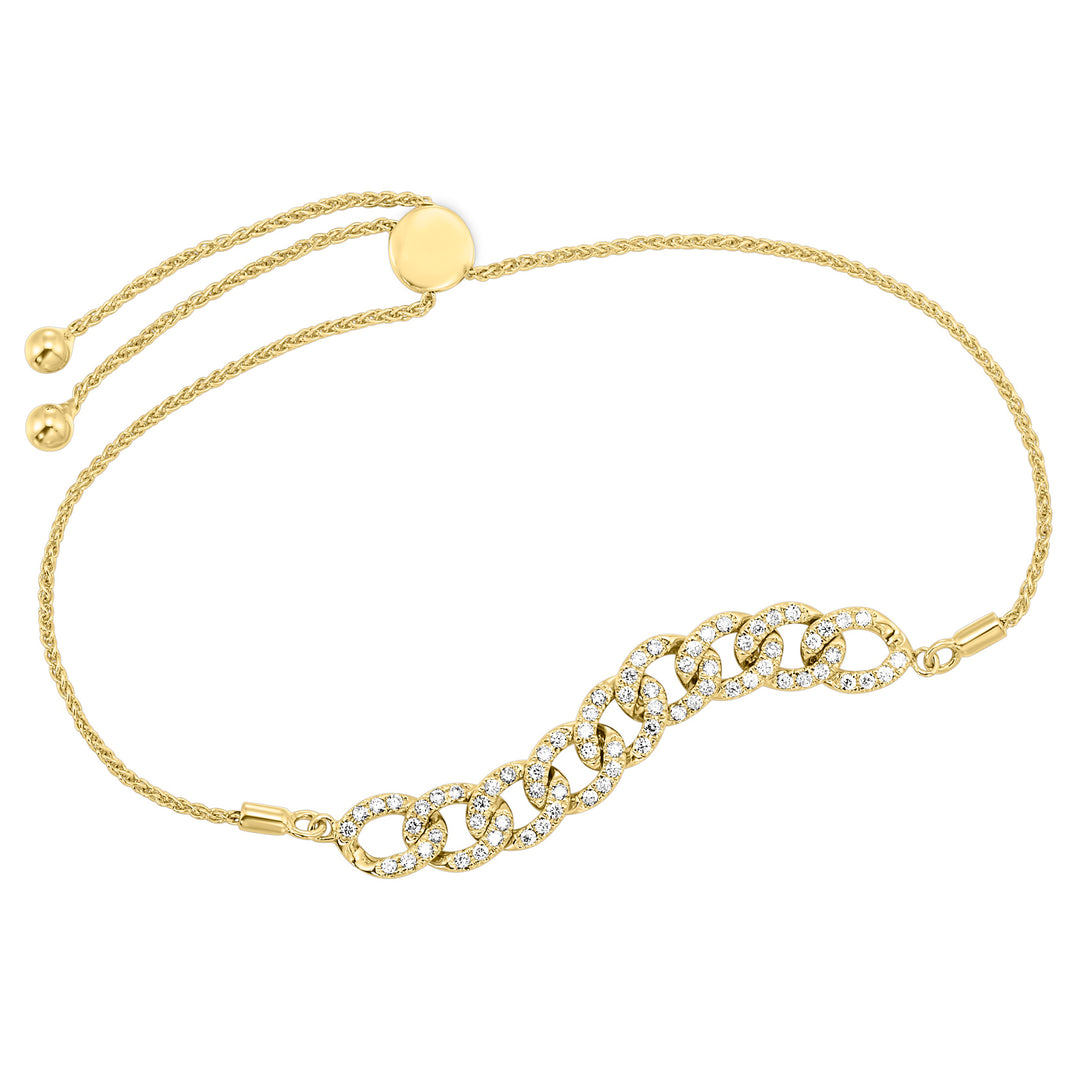 10Kt Yellow Gold Diamond 5/8Ctw Bracelet