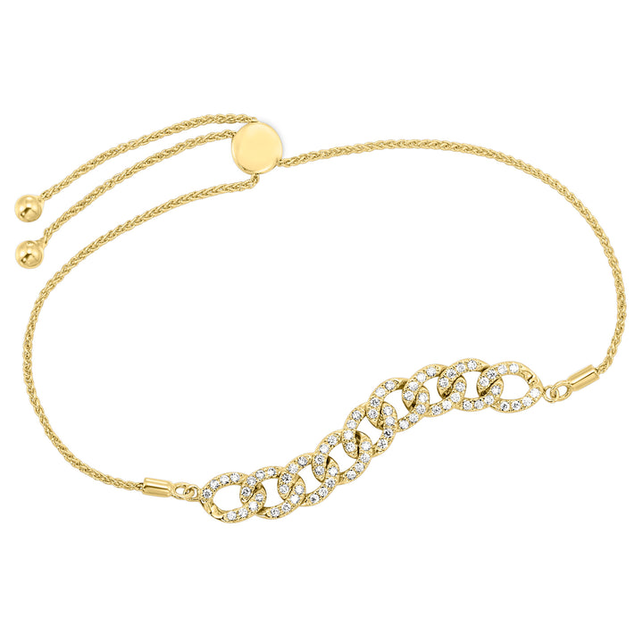 10Kt Yellow Gold Diamond 5/8Ctw Bracelet