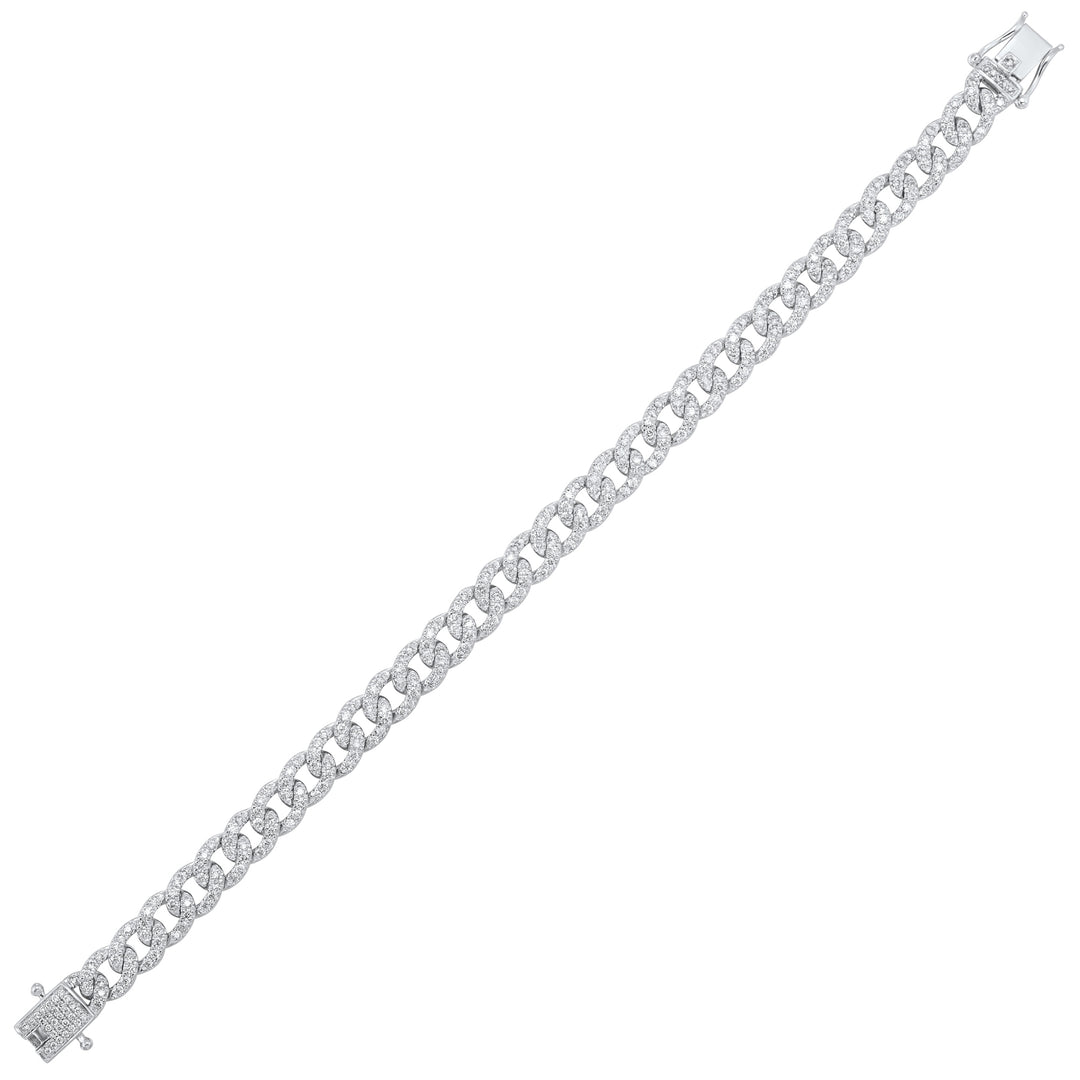 14Kt White Gold Diamond 2 1/2Ctw Bracelet