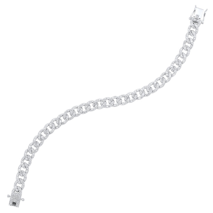 14Kt White Gold Diamond 2 1/2Ctw Bracelet
