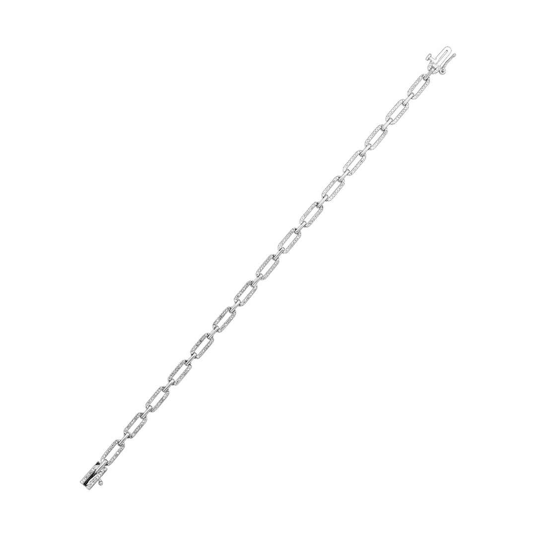10Kt White Gold Diamond 1/2Ctw Bracelet