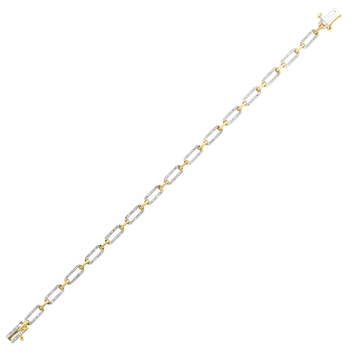 10Kt Yellow Gold Diamond 1/2Ctw Bracelet