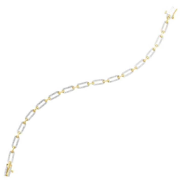 10Kt Yellow Gold Diamond 1/2Ctw Bracelet
