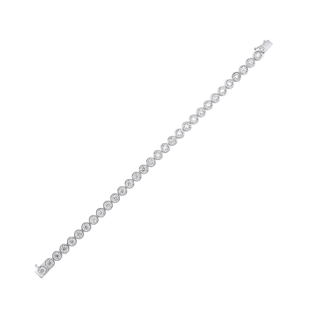14Kt White Gold Diamond 2Ctw Bracelet