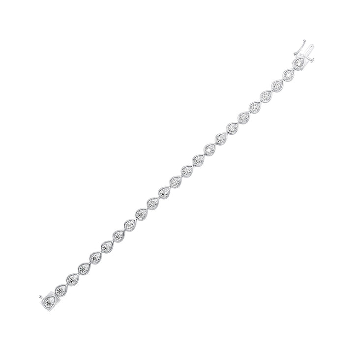 14Kt White Gold Diamond 2 1/2Ctw Bracelet