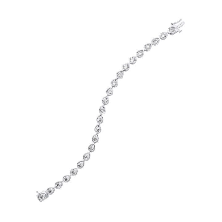14Kt White Gold Diamond 2 1/2Ctw Bracelet