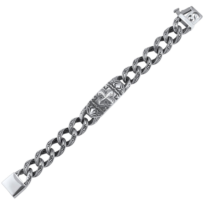 Steel White Bracelet