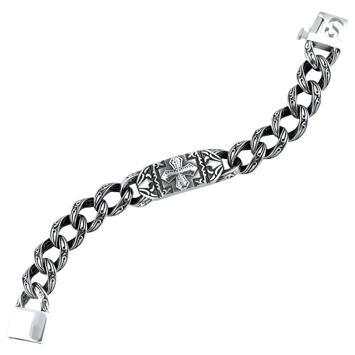 Steel White Bracelet