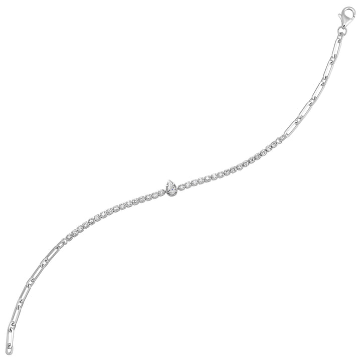 14Kt White Gold Diamond 5/6Ctw Bracelet