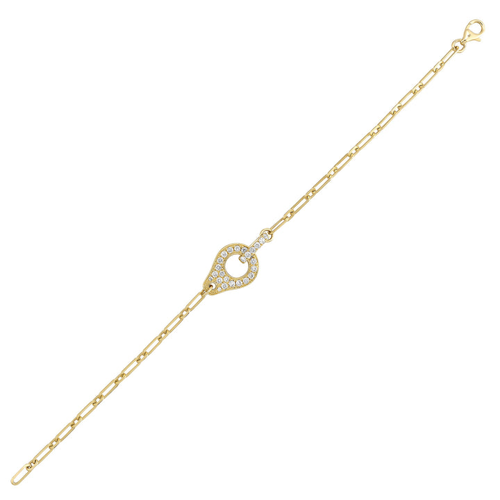 14Kt Yellow Gold Diamond 1/2Ctw Bracelet
