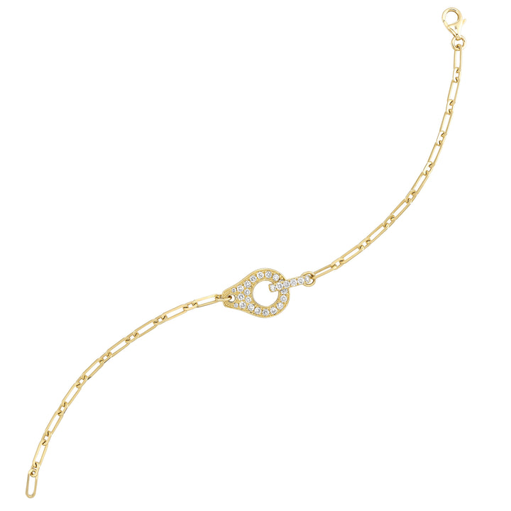14Kt Yellow Gold Diamond 1/2Ctw Bracelet