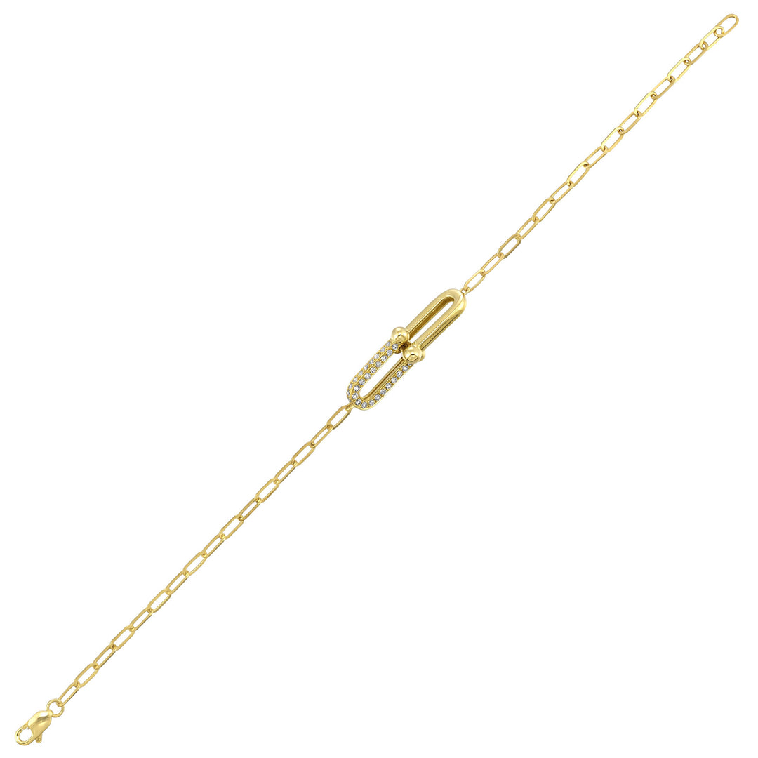 14Kt Yellow Gold Diamond 3/8Ctw Bracelet
