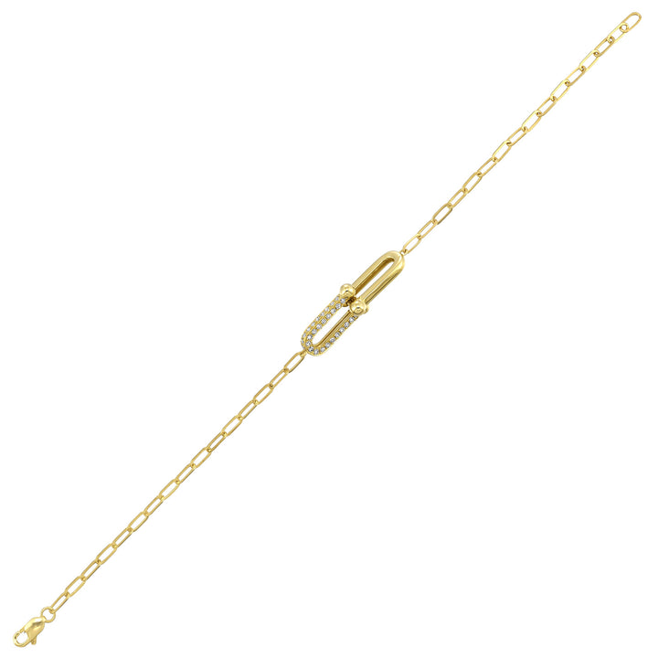 14Kt Yellow Gold Diamond 3/8Ctw Bracelet
