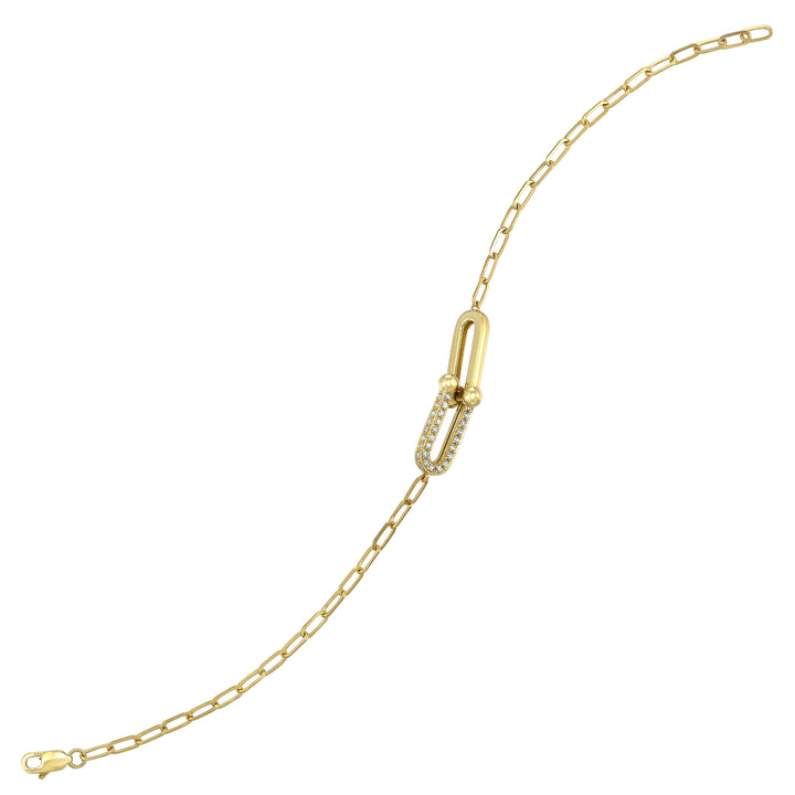 14Kt Yellow Gold Diamond 3/8Ctw Bracelet