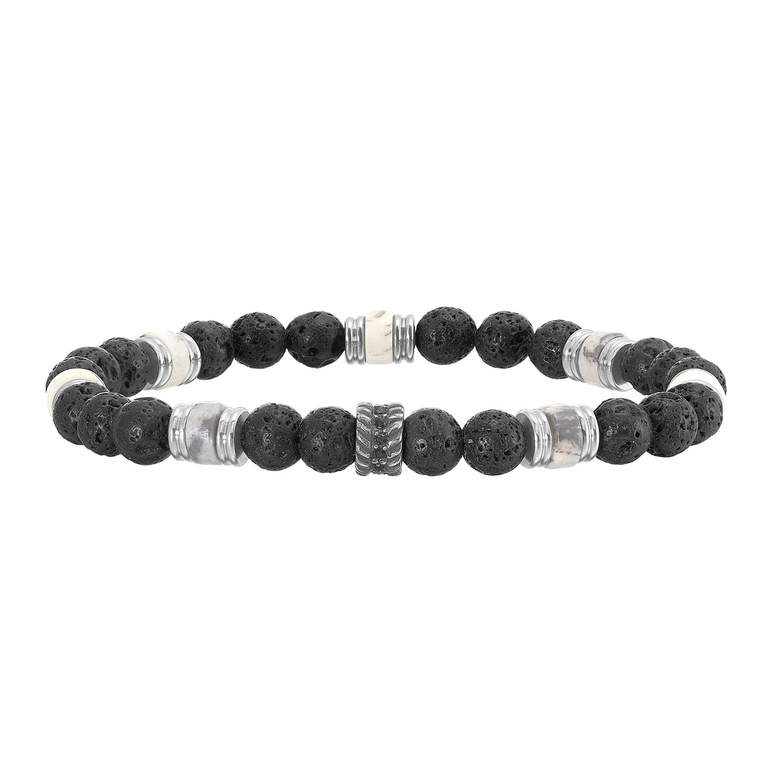 Steel White Bracelet