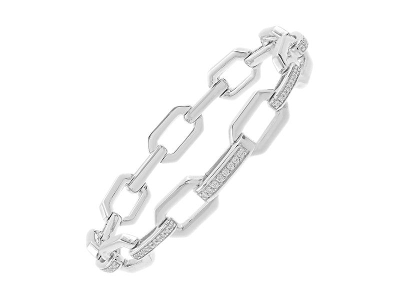 Silver Diamond 1/2Ctw Bracelet