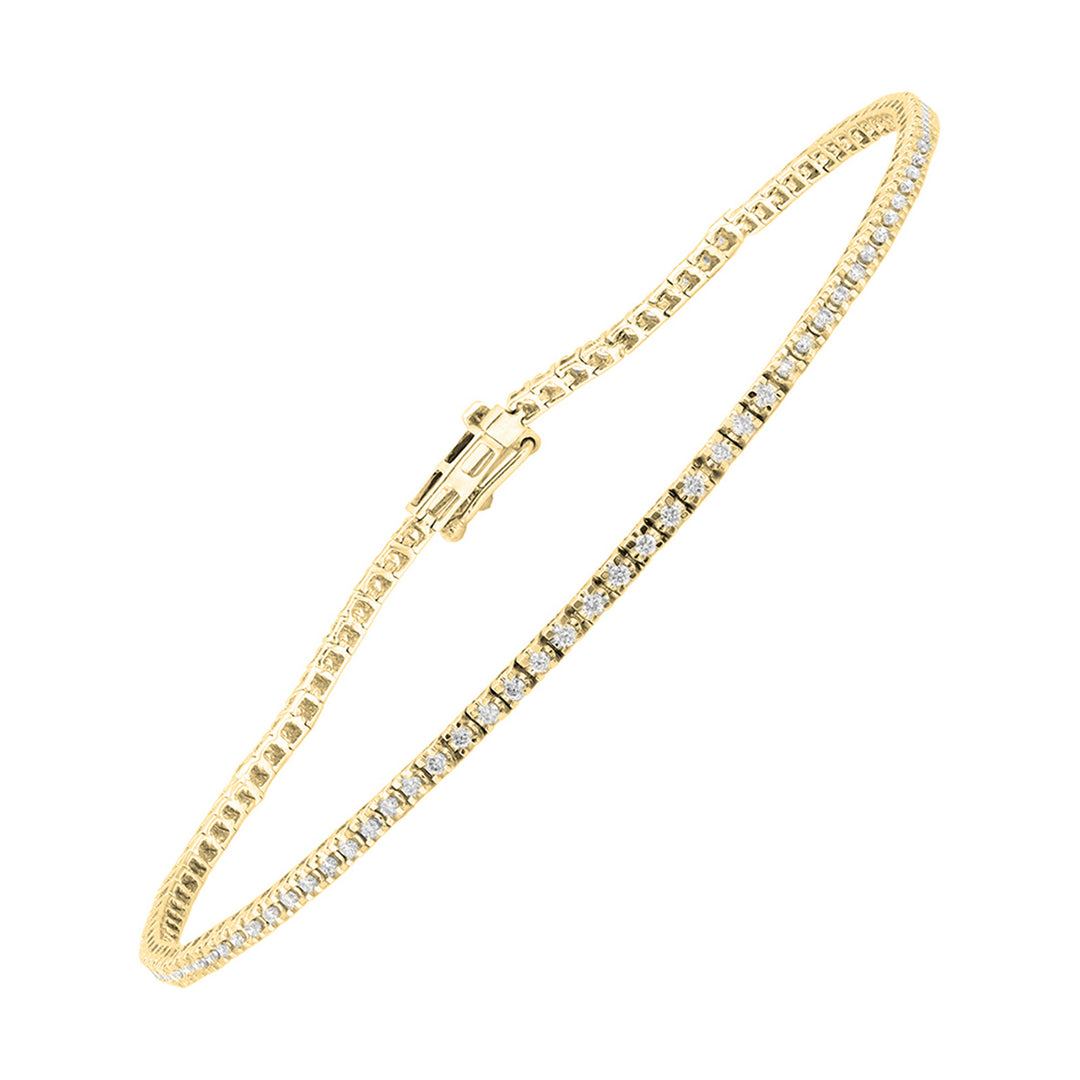 14Kt Yellow Gold Diamond 1/2Ctw Bracelet