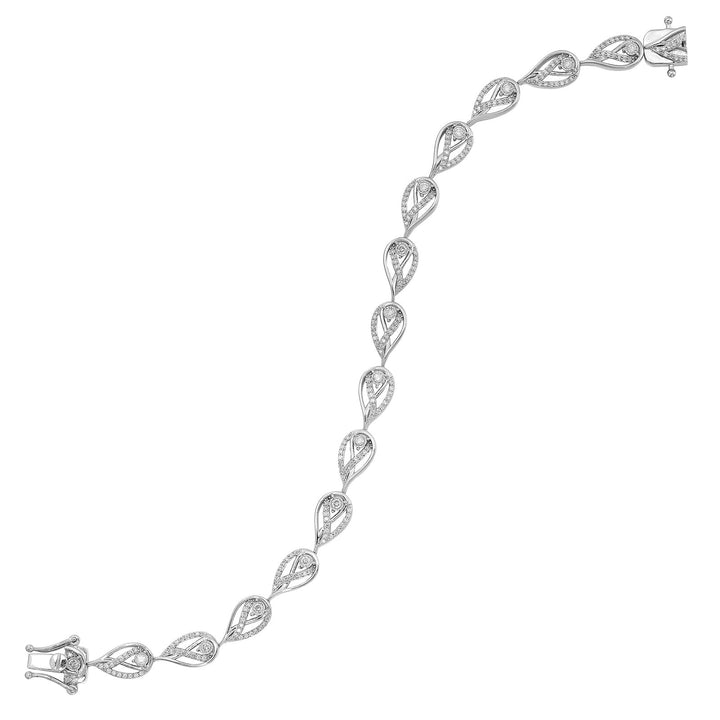 Silver Diamond 1/2Ctw Bracelet