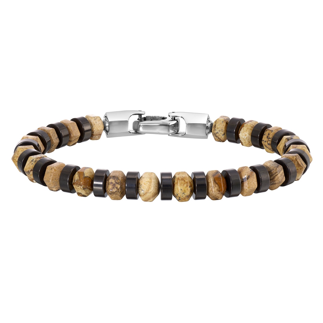 Steel White Bracelet