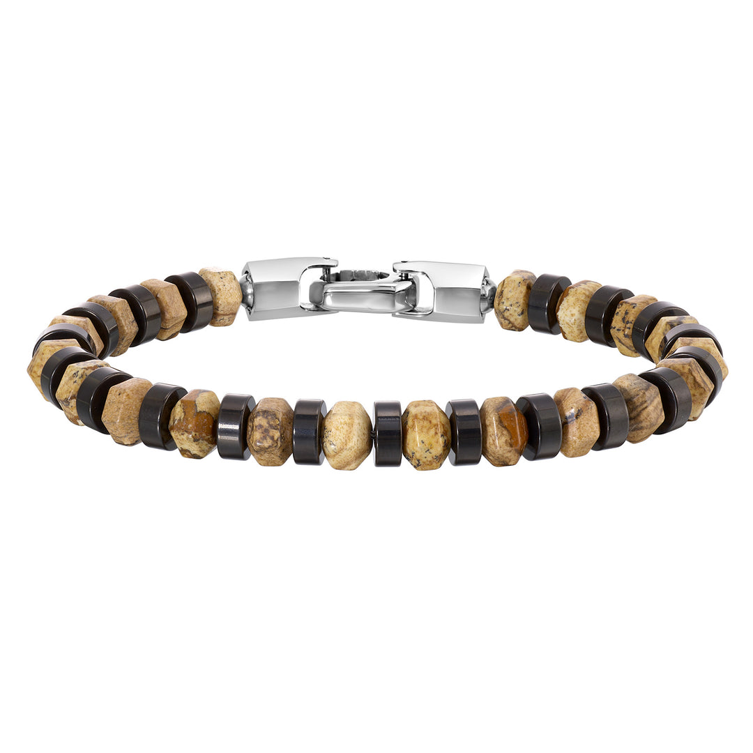 Steel White Bracelet