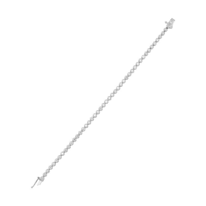 14Kt White Gold Diamond 2Ctw Bracelet