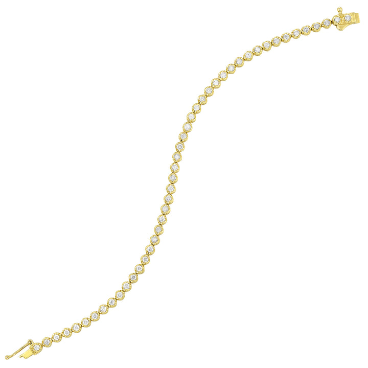 14Kt Yellow Gold Diamond 2Ctw Bracelet