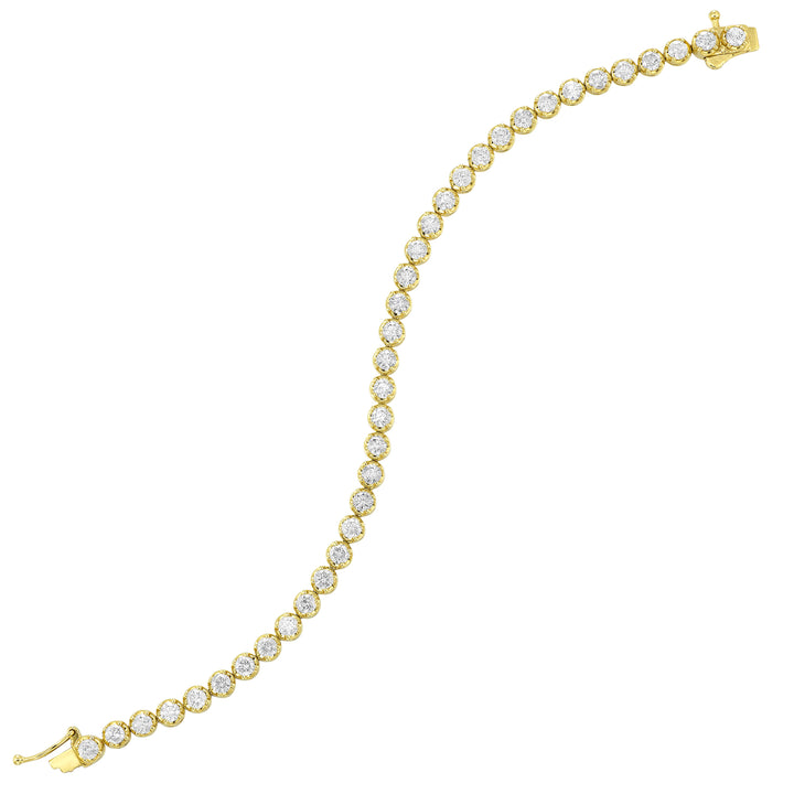 14Kt Yellow Gold Diamond 5Ctw Bracelet
