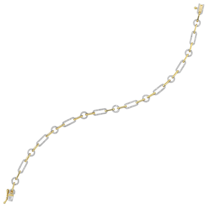 10Kt Yellow Gold Diamond 1/2Ctw Bracelet