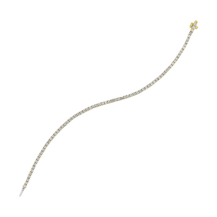 14Kt Yellow Gold Diamond 3Ctw Bracelet
