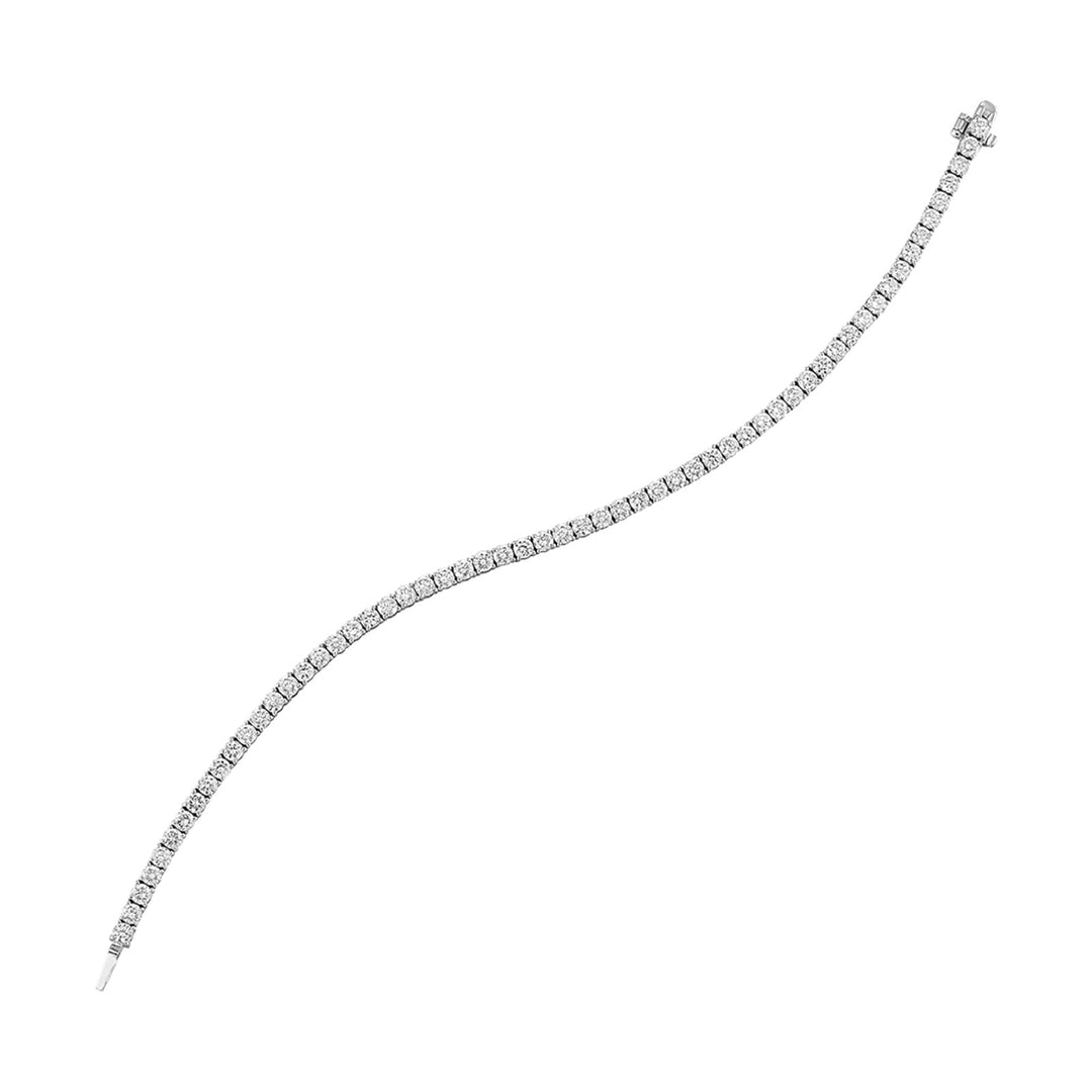 14Kt White Gold Diamond 5Ctw Bracelet