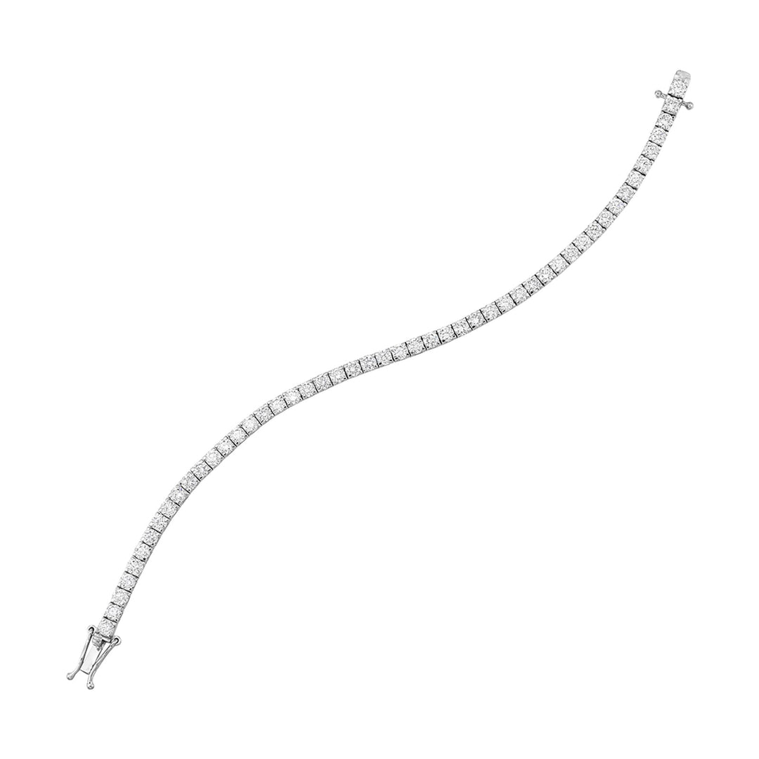 14Kt White Gold Diamond 7Ctw Bracelet